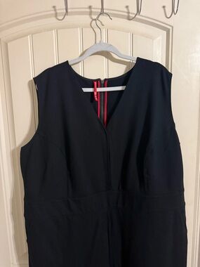 Spanx 3X Black Sleeveless V-Neck Jumpsuit